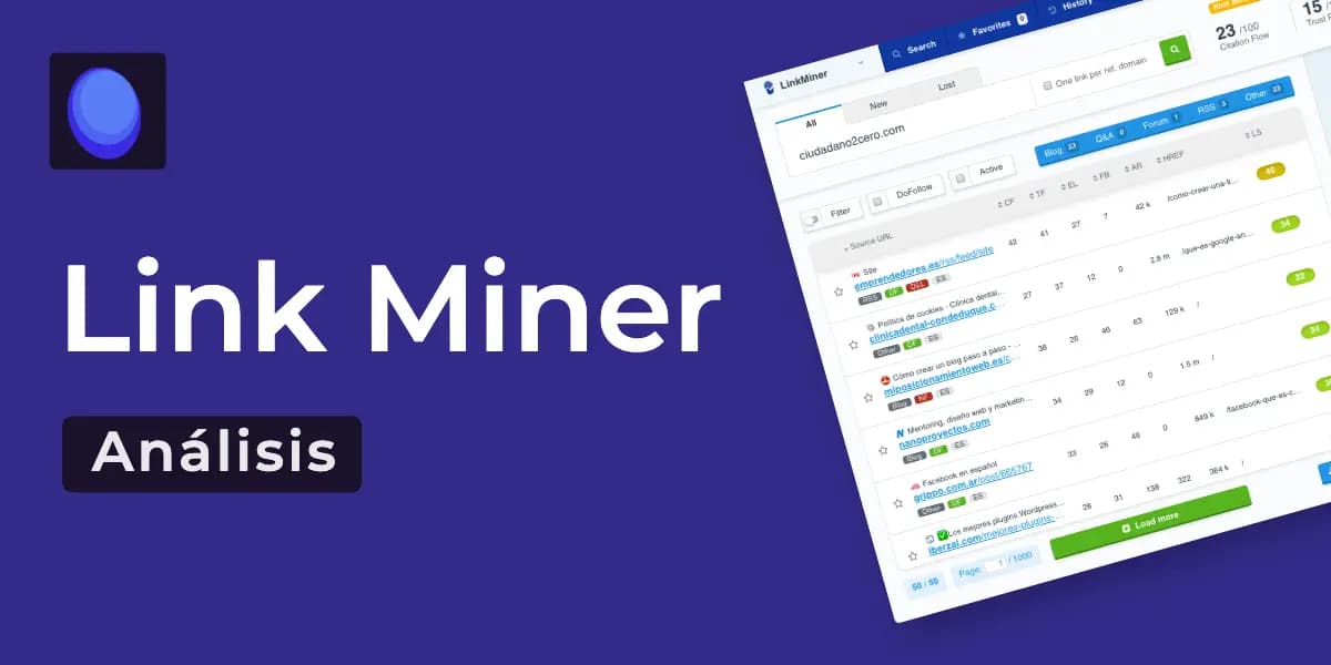 An&aacute;lisis de LinkMiner