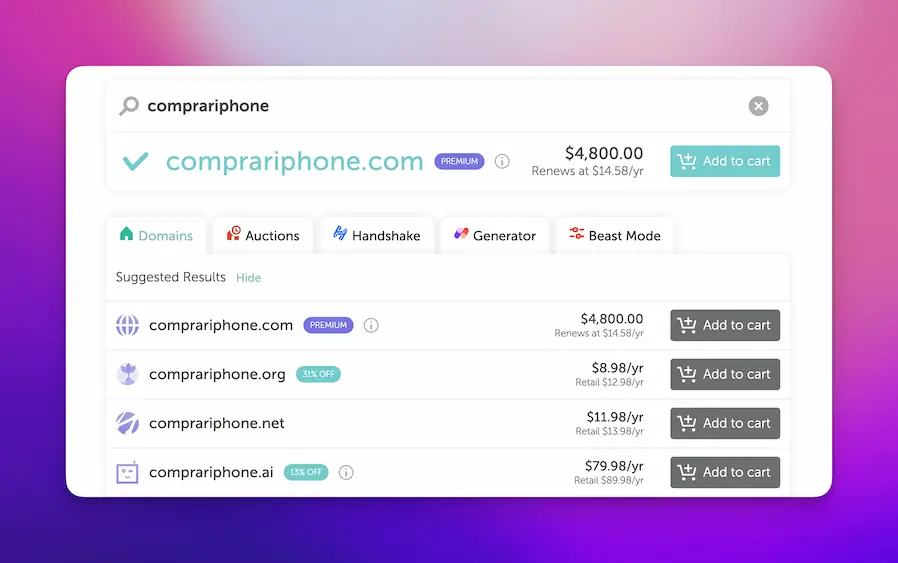 Dominio de coincidencia exacta (EMD) en Diccionario SEO