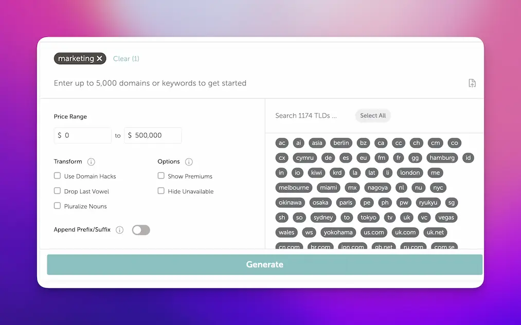 Dominios TLD en Diccionario SEO de NinjaSEO