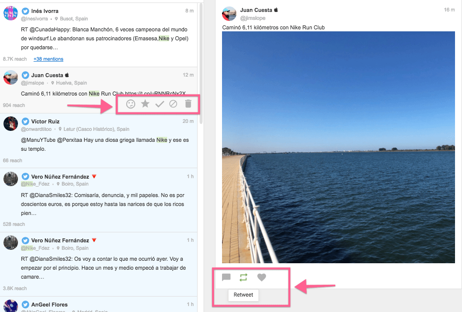 Awario te permite una interacción directa con las menciones