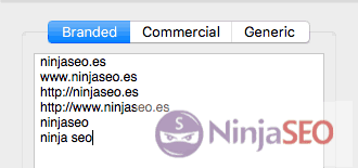 Branded anchors en URL Profiler