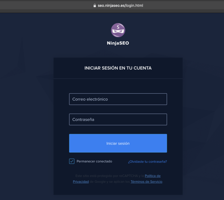 se ranking marca blanca login personalizado ninjaseo org