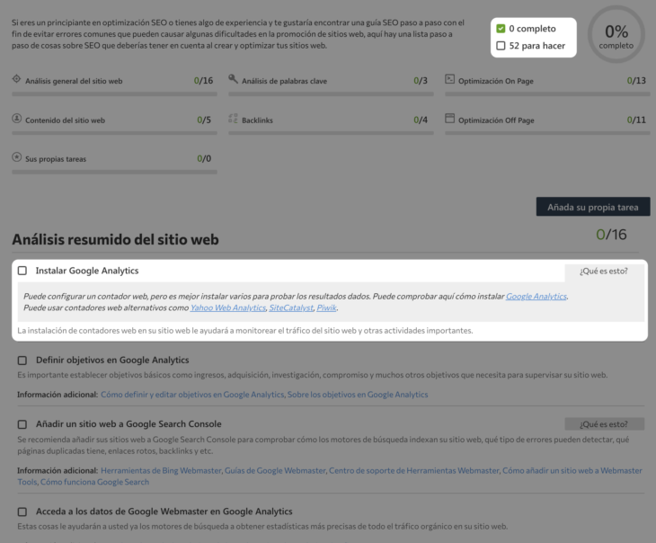 se ranking plan de marketing ninjaseo opt