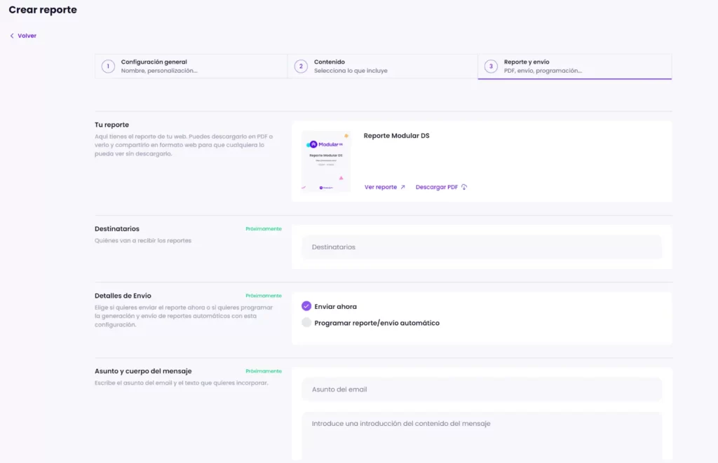Personalizacion Reportes Modular