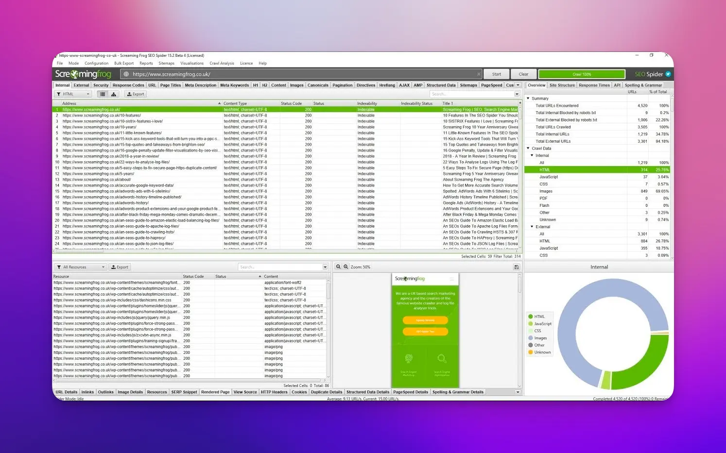 Screaming Frog   herramienta SEO   NinjaSEO opt