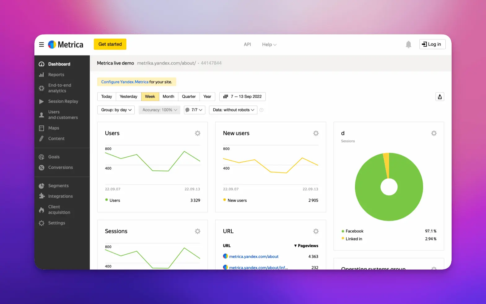 Yandex Metrica   herramienta SEO   NinjaSEO opt