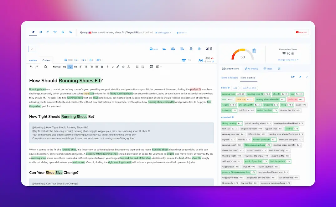 Neuron Writer herramienta SEO para contenidos