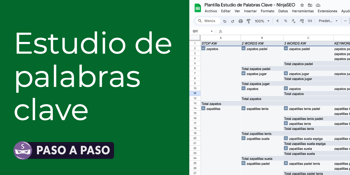 Cómo hacer un estudio de palabras clave paso a paso