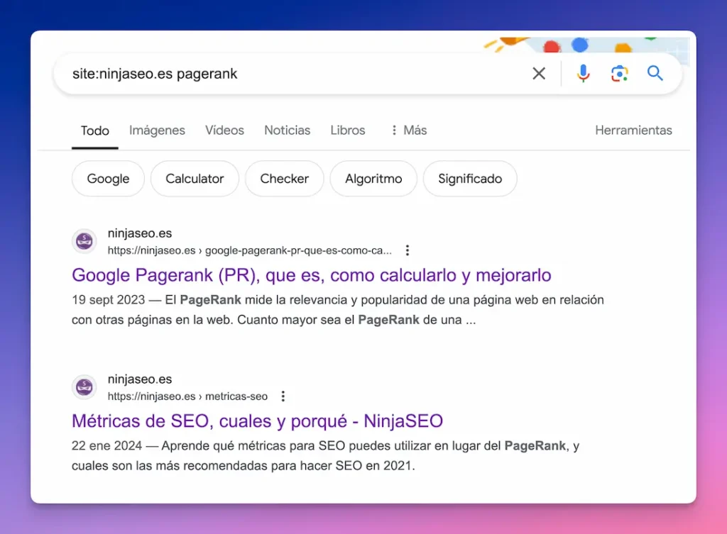 Canibalizaciones seo comando site