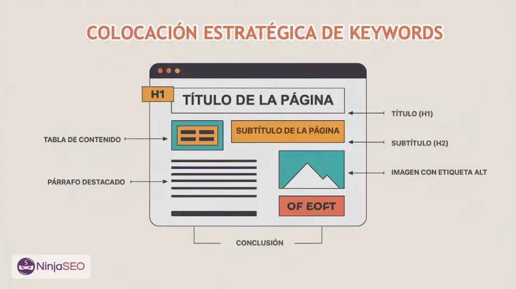Estrategia de Keywords en una pagina