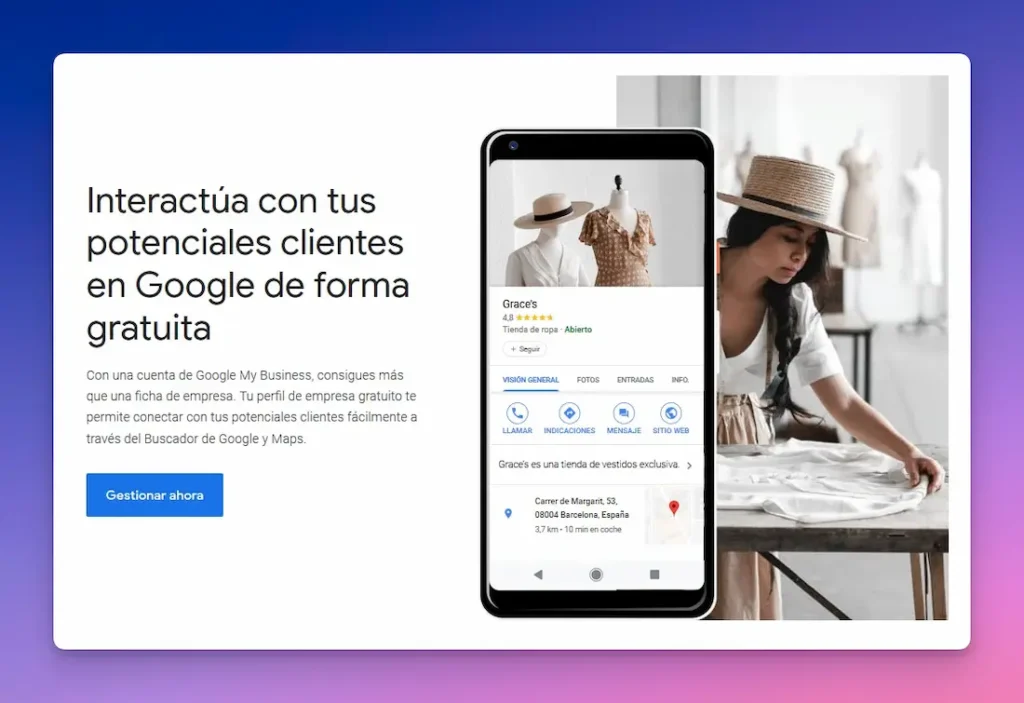 Perfil de Empresa en Google Google My Business
