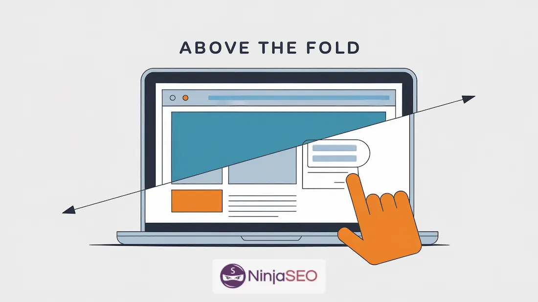 Above the fold diccionario SEO